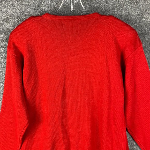 Adele Joyce Cardigan Women's Small Acrylic Wool Blend Adults Red S - Picture 8 of 8